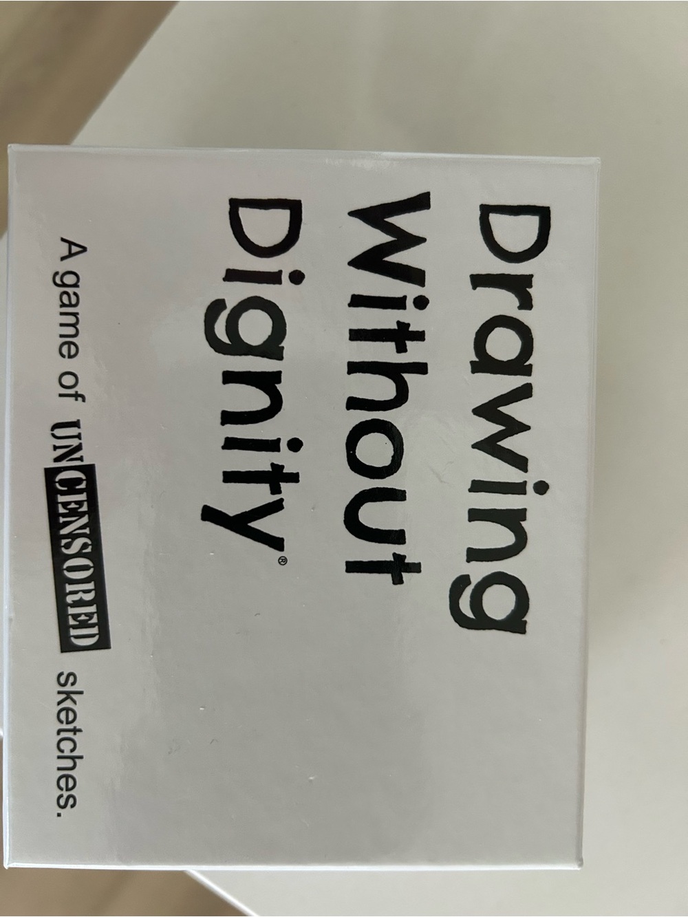 Drawing without Dignity Game